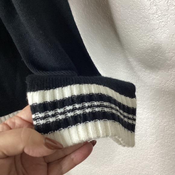 ASHLEY STEWART PLUS SIZE 22 24 TOP BLACK PATCH EMBROIDERED SWEATER CARDIGAN‎ - Picture 12 of 12